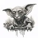 dobby, Harry potter, patrono tattoo design idea