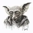 dobby, Harry potter, patrono tattoo design idea