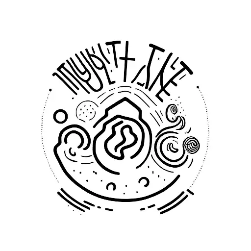 TRUST NO ONE tattoo design idea