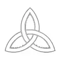 a celtic trinity symbol tattoo design idea