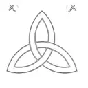 a celtic trinity symbol tattoo design idea