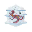 Celestial dragon tattoo design idea