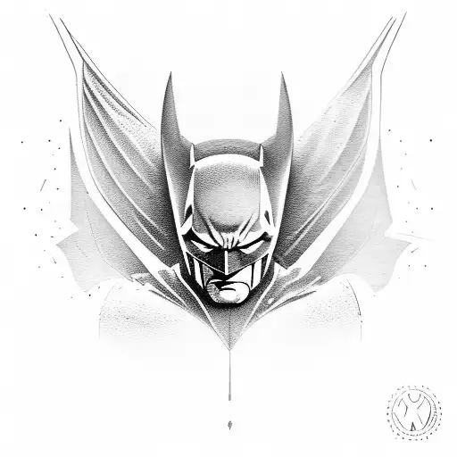 Logo Batman tattoo design idea