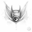 Logo Batman tattoo design idea