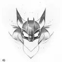 Logo Batman tattoo design idea