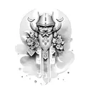 viking, flowers, trees, mindfulness, beauti, bird, love tattoo design idea