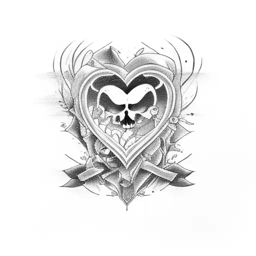 love kills slowly, forever my or death do us apart Rebecca tattoo design idea