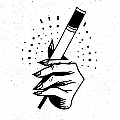 lucky strike cigarette pack tattoo design idea