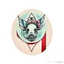 4 pigs tattoo design idea