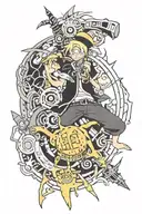 soul eater tattoo design idea