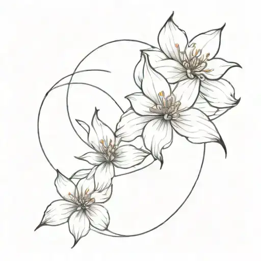 komorebi tattoo design idea