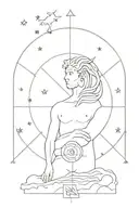Integrate stoic philosophy principles with celestial imagery for a thought-provoking tattoo idea tattoo design idea