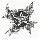 blink 182 to the stars forming the shape tattoo design idea