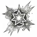 blink 182 to the stars forming the shape tattoo design idea