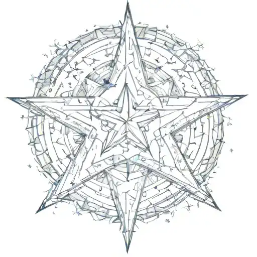Tara means Star tattoo design idea