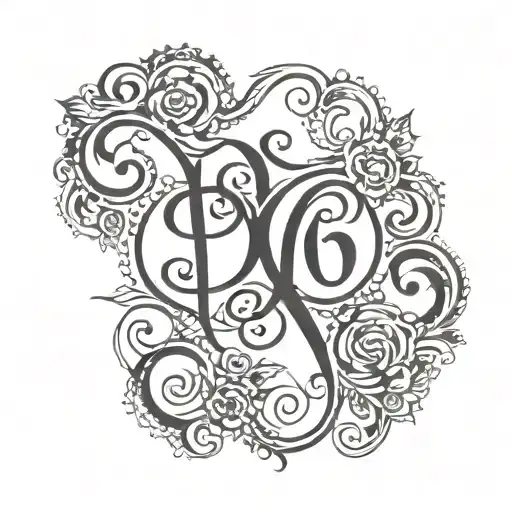 Tara and Varun initials tattoo  tattoo design idea
