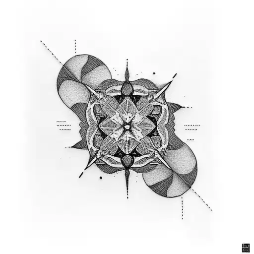 suminagashi  tattoo design idea