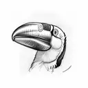 Toucan tattoo design idea