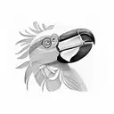 Toucan tattoo design idea