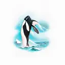 orca tattoo design idea