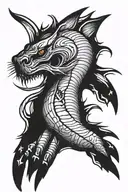 claw marks scraping skin tattoo design idea