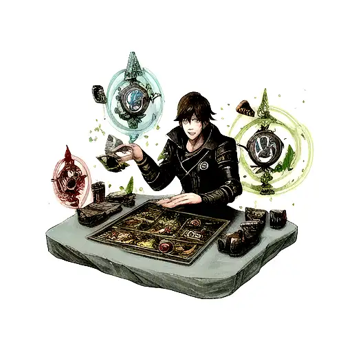 magic the gathering tattoo design idea
