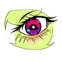 combination of lucifers crying eye and gojo satorus eye tattoo design idea