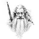 Gandalf tattoo design idea