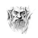 Gandalf tattoo design idea