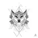 lebanon triangle tattoo design idea
