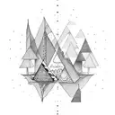 lebanon triangle tattoo design idea
