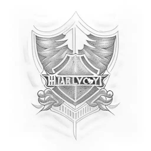 Harley-Davidson logo tattoo design idea