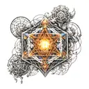 metatron's cube tattoo design idea