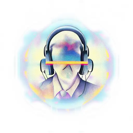 music rave tattoo design idea