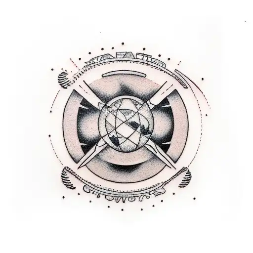 Fat Man Atom Bomb tattoo design idea