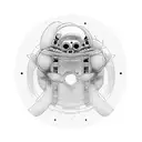 Fat Man Atom Bomb tattoo design idea