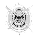 Fat Man Atom Bomb tattoo design idea