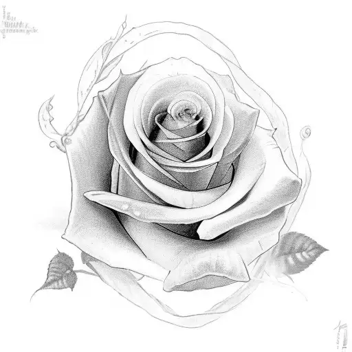 aria with a small rose and date of birth  24/12/2022 for behind the ear discreet  tattoo design idea