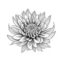  chrysanthemum tattoo design idea
