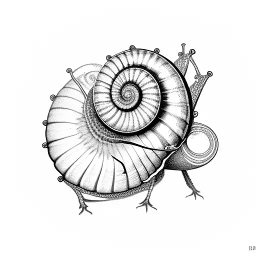 snail on flowers, BLACK AND WHITE 19th century ILLUSTRATION tattoo design idea