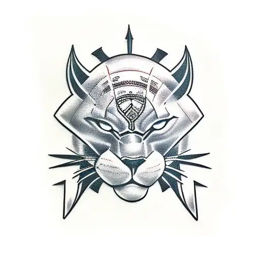 Black Panther tattoo design idea