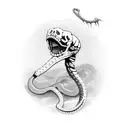 Snake Skeleton tattoo design idea