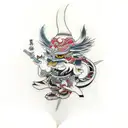 tengu  tattoo design idea