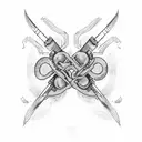 back double biceps  tattoo design idea