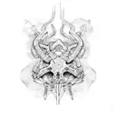 back double biceps  tattoo design idea