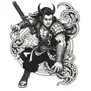 Demon Slayer tattoo design idea