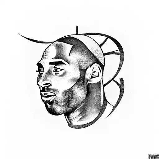 Kobe Bryant tattoo design idea