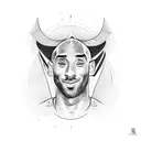Kobe Bryant tattoo design idea