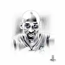 Kobe Bryant tattoo design idea