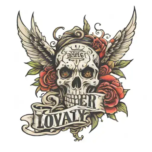 swag , money , loyalty never give up meaningful tattoo tattoo design idea